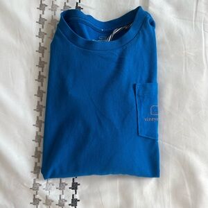 Vineyard Vines Vintage Whale Long Sleeve Pocket Tee